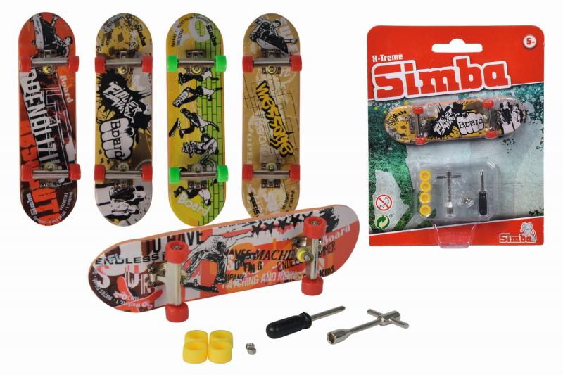 Prstový skateboard, 6 druhov